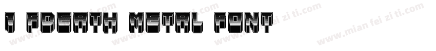 1.fdeath metal font字体转换